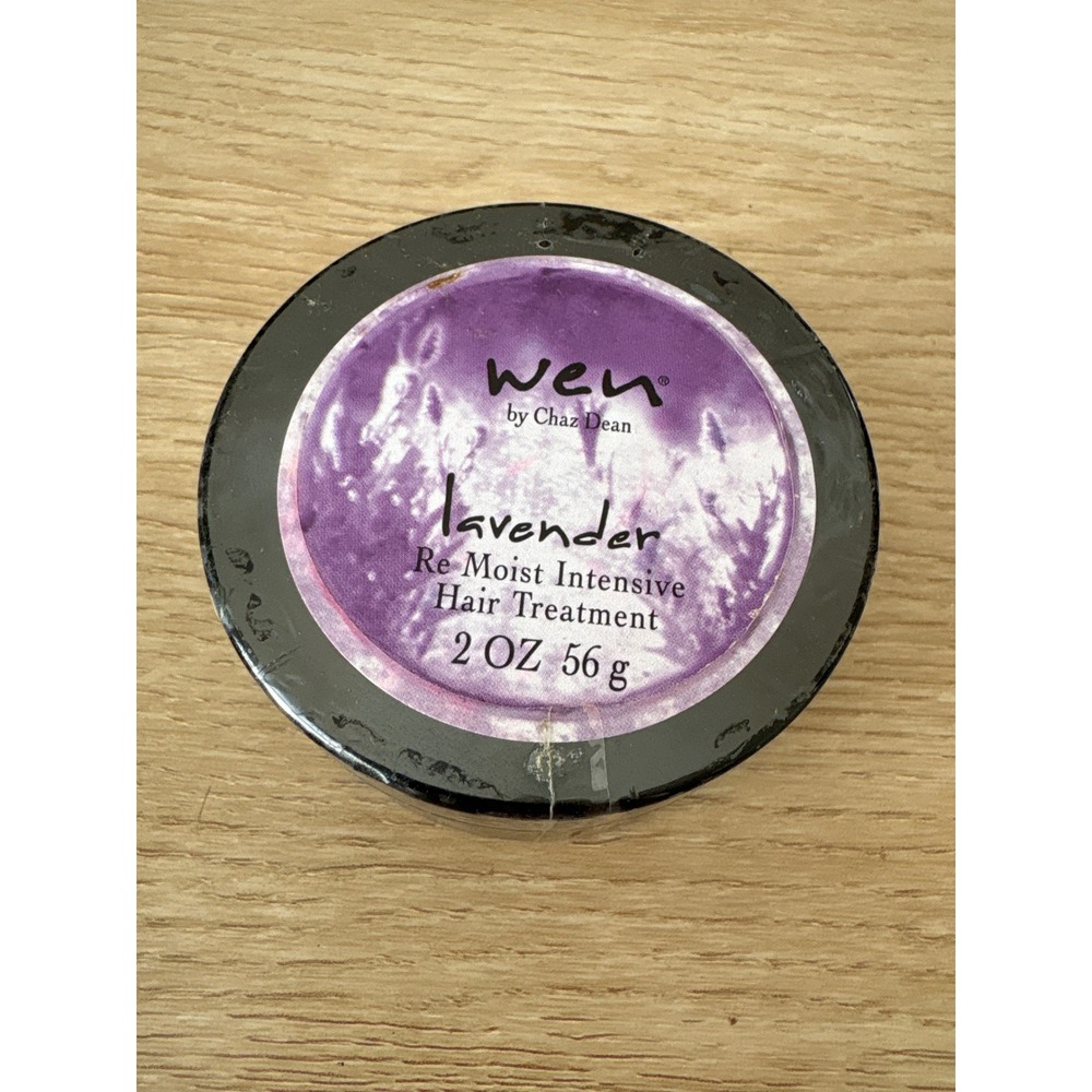 Wen by Chaz Dean Lavender Re Moist Intensive Hair Treatment 2oz Sealed Jar